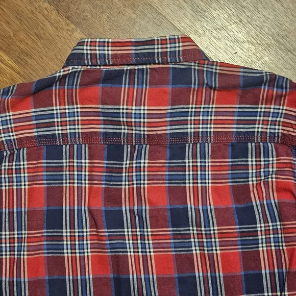 NAUTICA mens thin flannel long-sleeve Shirt SIZE LARGE MULTICOLOR LL30 - Picture 10 of 16